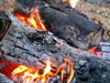 Image of wood burning